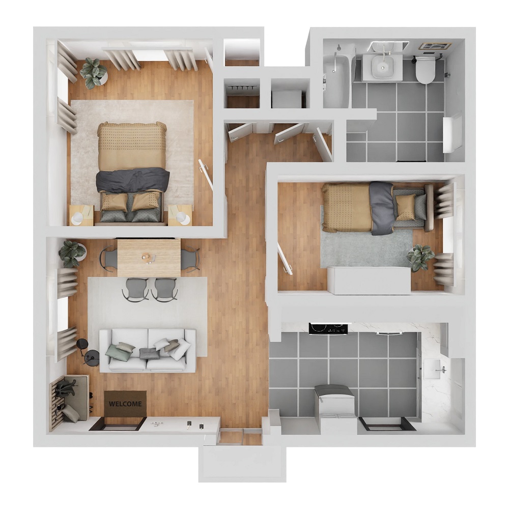 Informative Picture of Alva 2 Bedroom