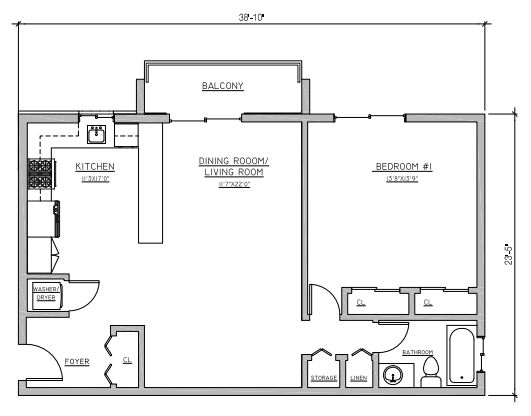 Informative Picture of 1 Bedroom 